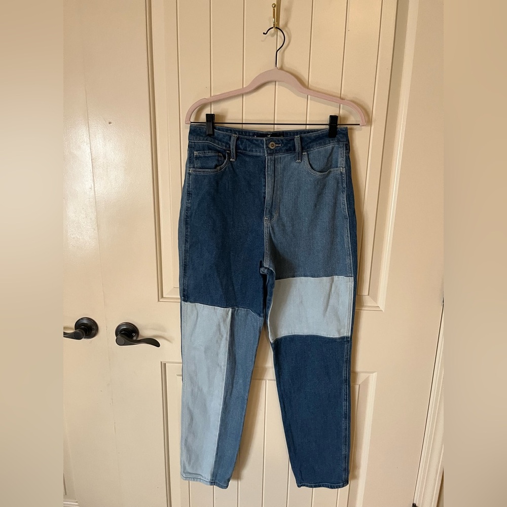 Hollister Color Block Denim Jeans